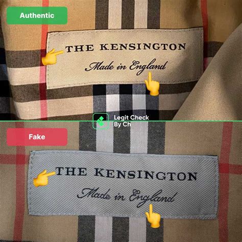 burberry brit trench logo fake|burberry brit jacket identification.